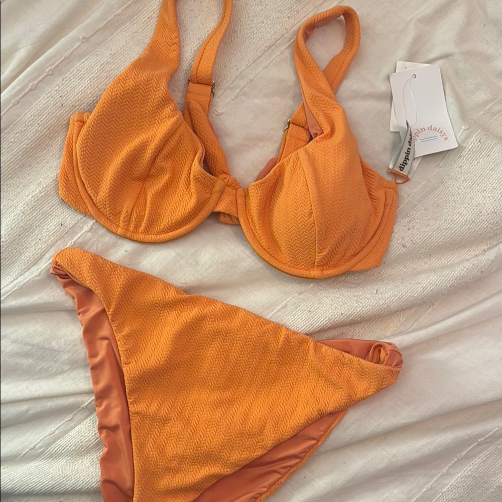 NEW! Vibrant Orange Bikini Set